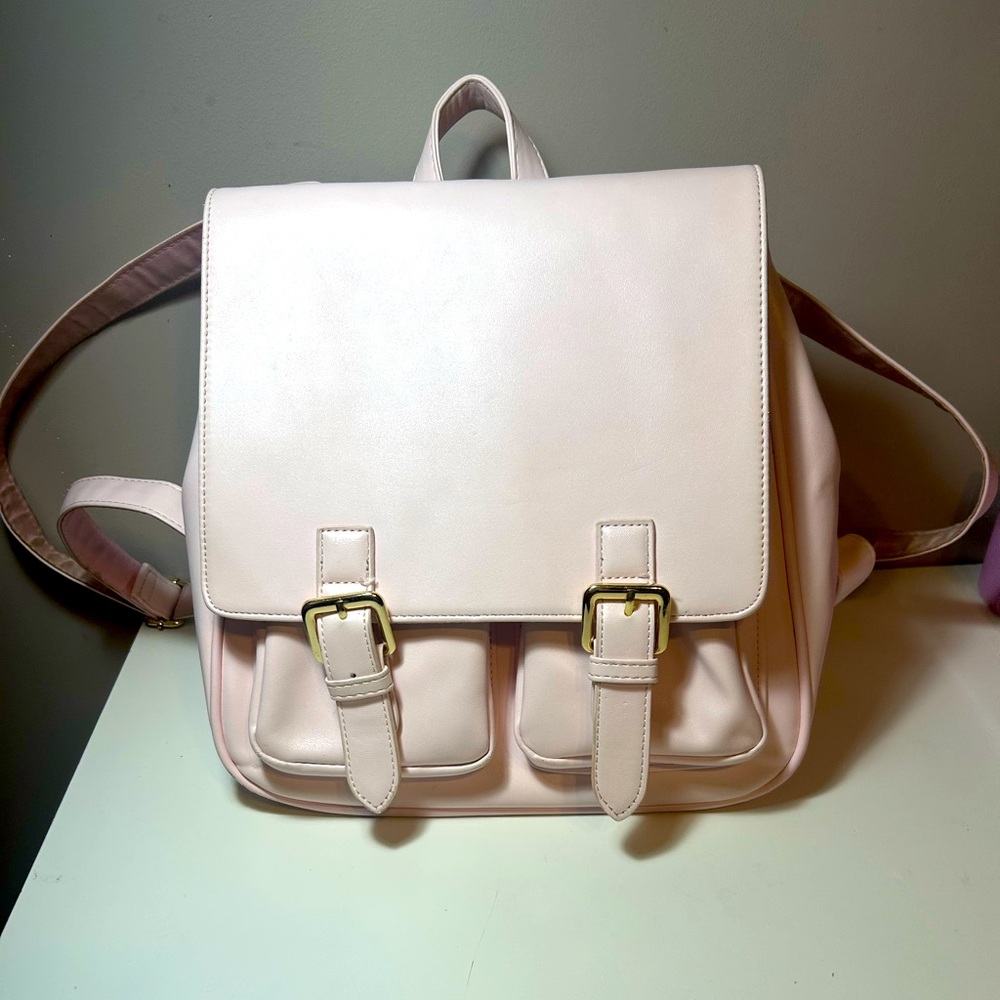 Pink mini backpack